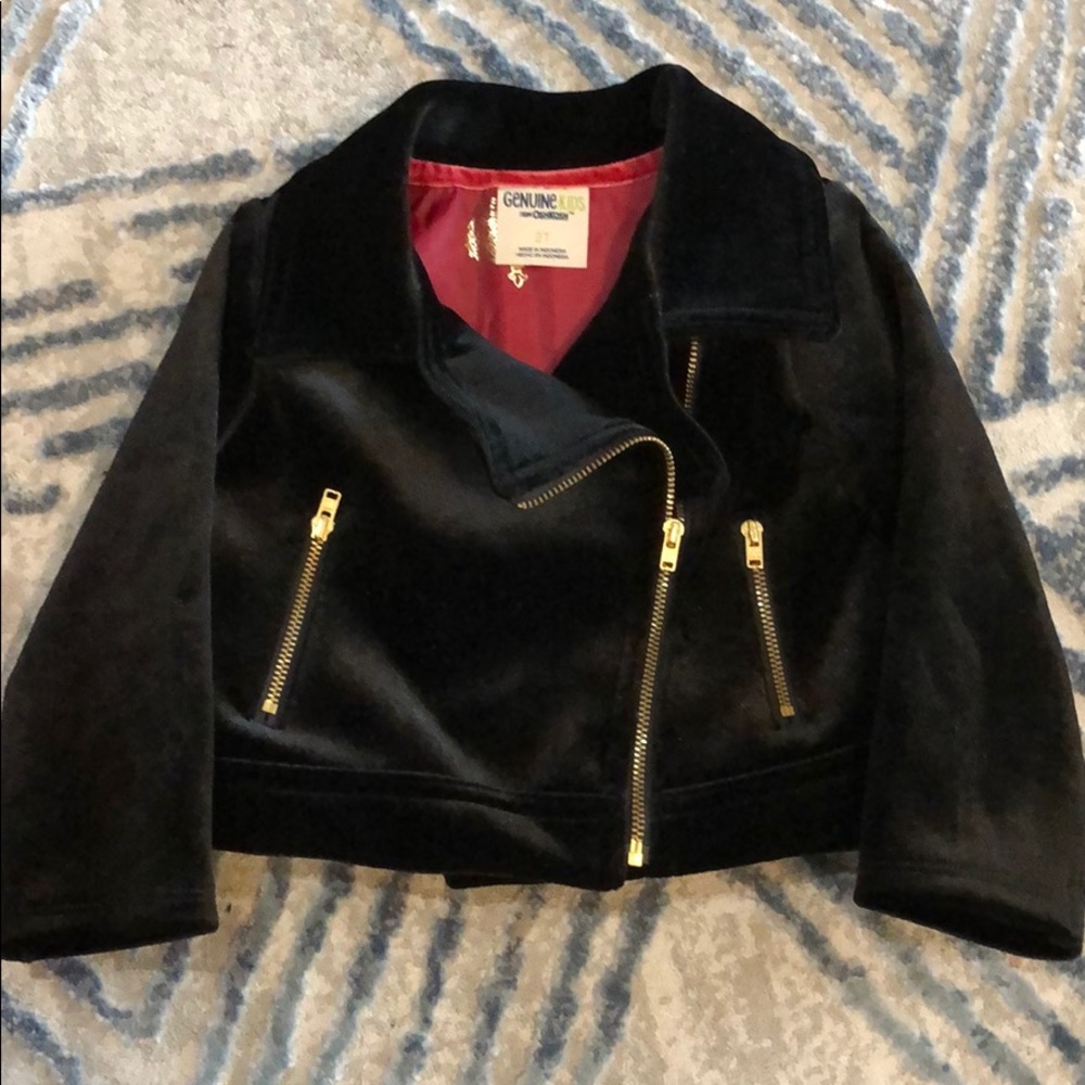 OshKosh Velour Biker Jacket 2T